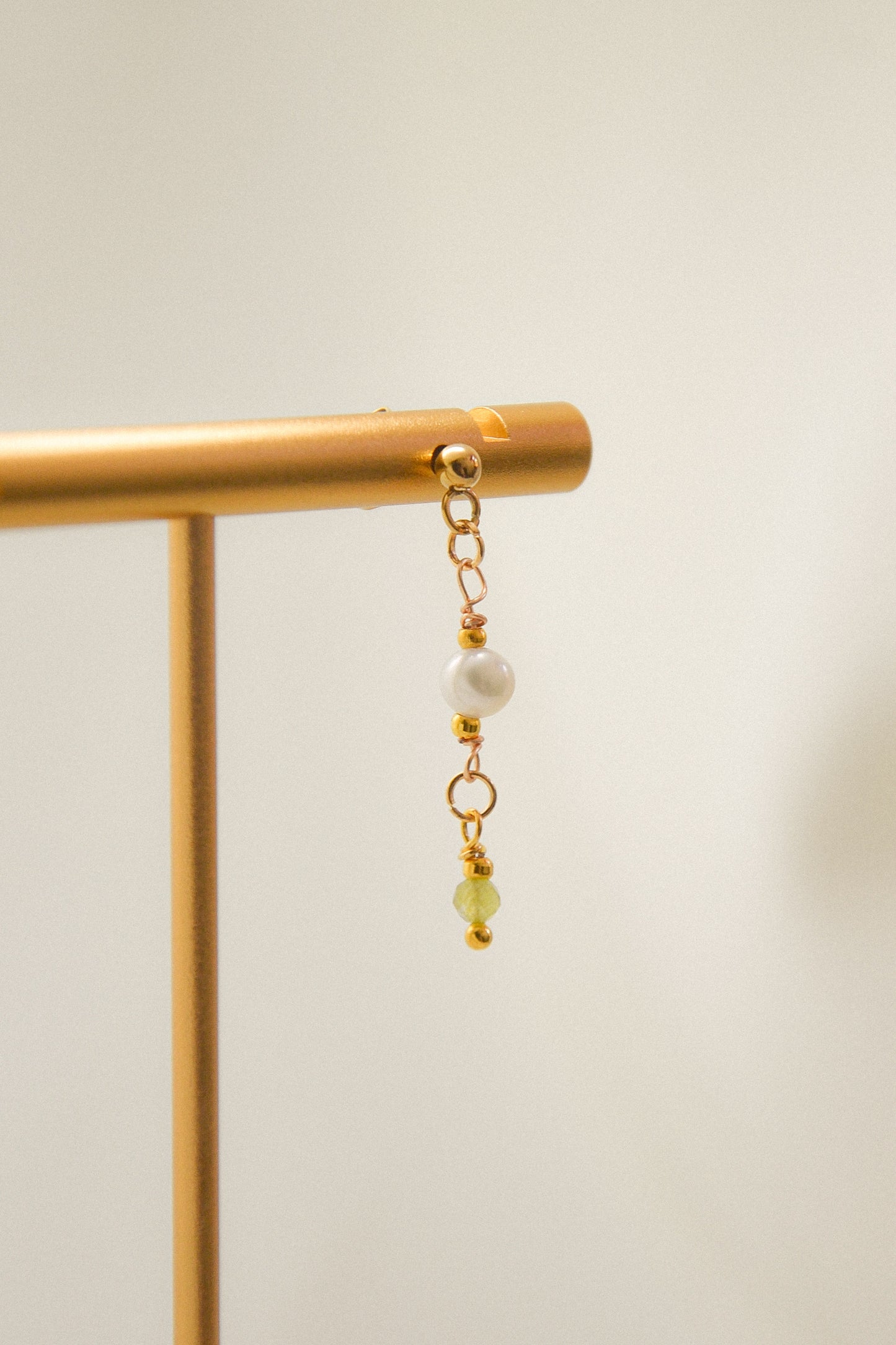 Crystal single earring