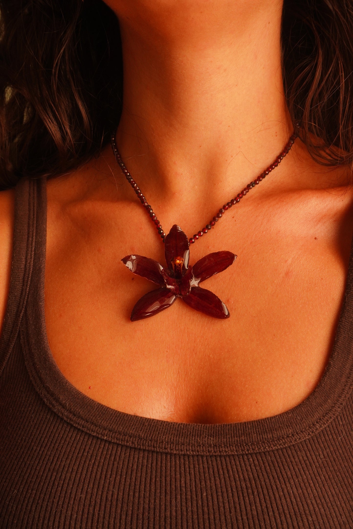 Orchid Necklace