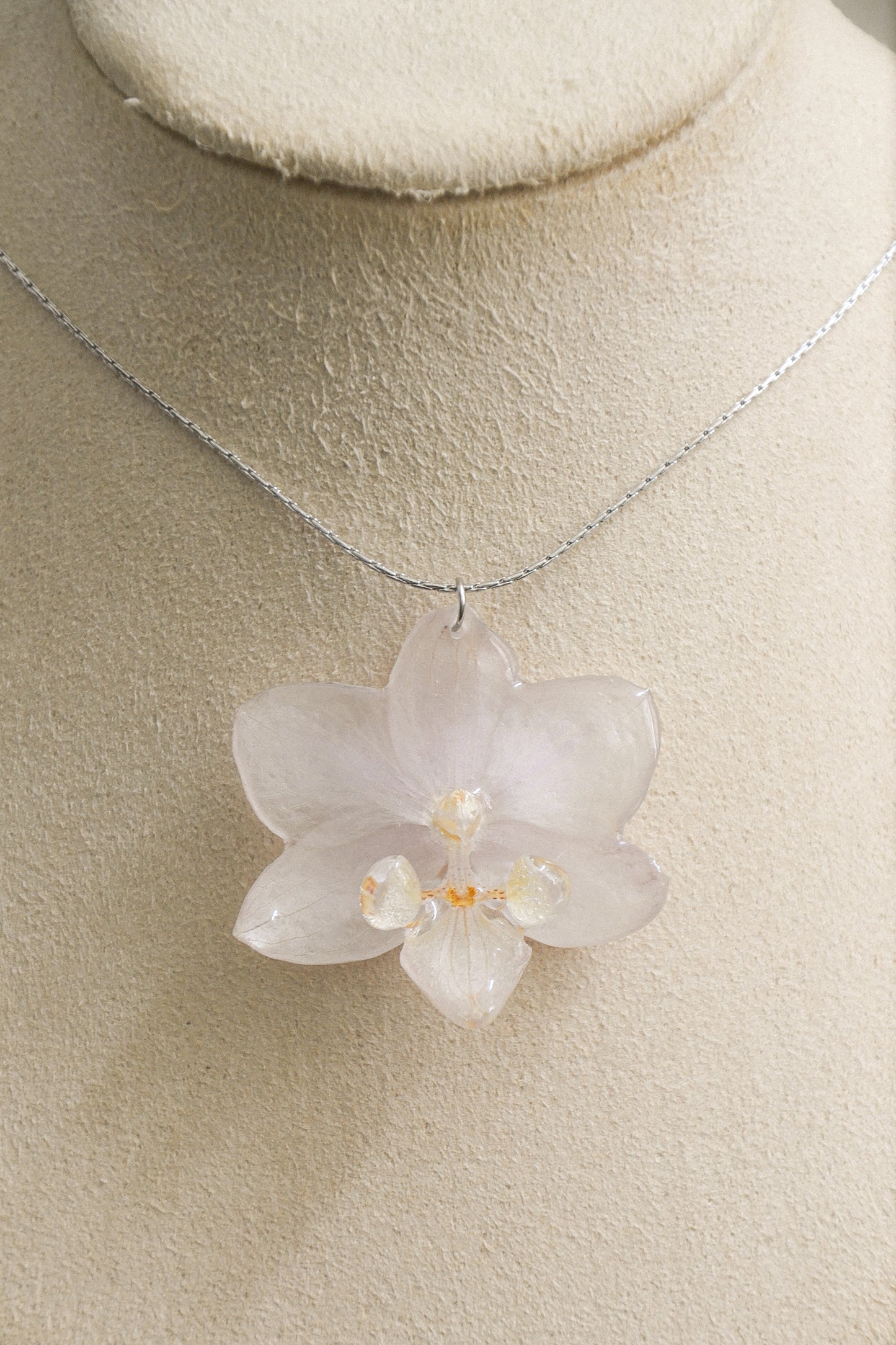 Orchid necklace