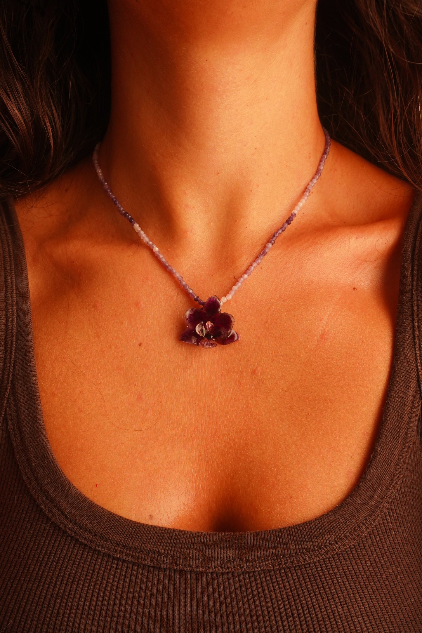 Orchid Necklace