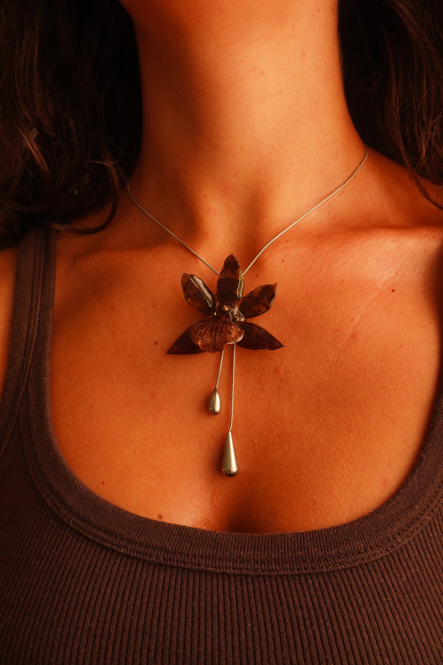 Orchid Necklace
