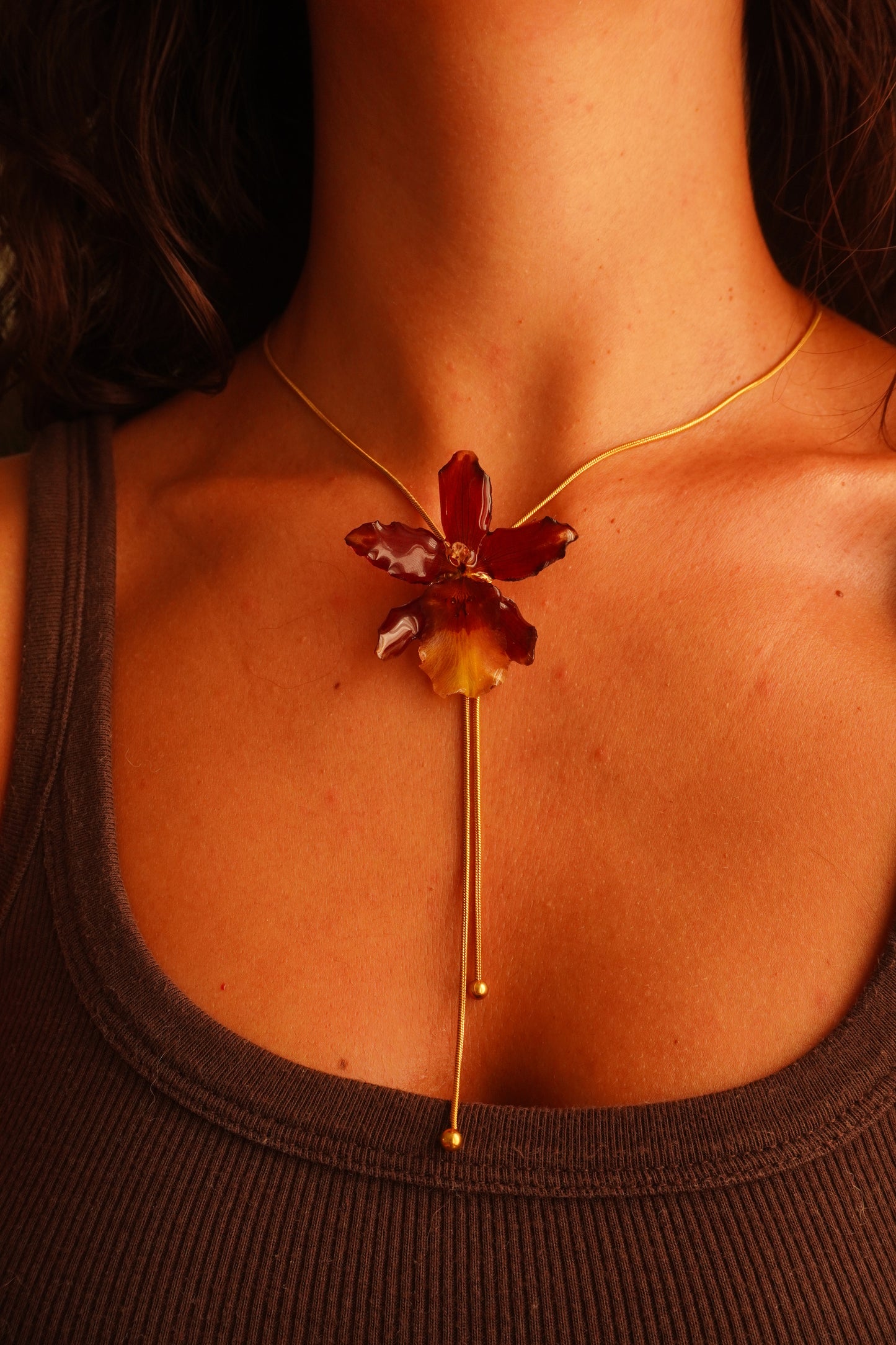 Orchid Necklace