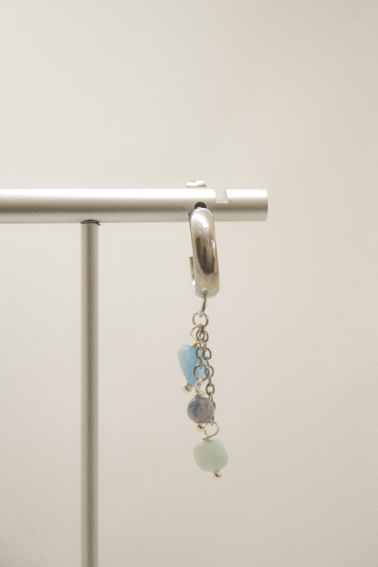 Crystal single earring