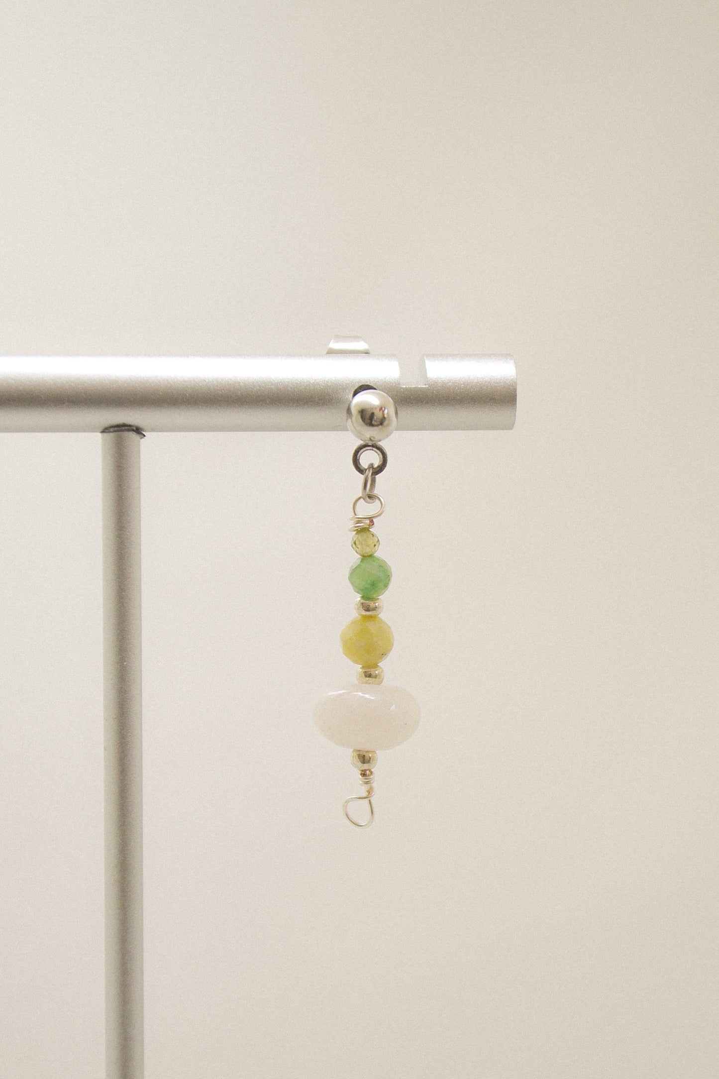 Crystal single earring