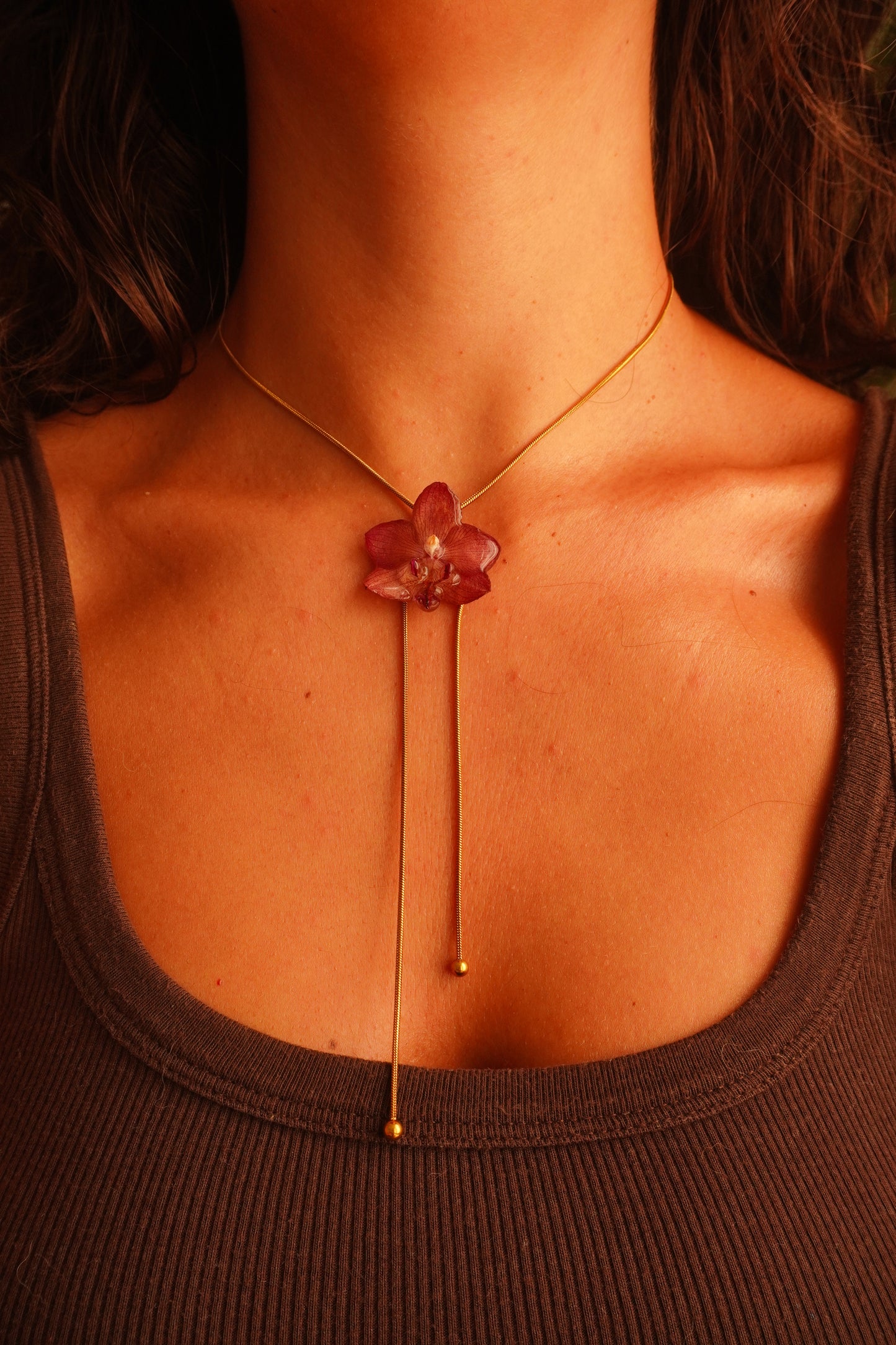 Orchid Necklace
