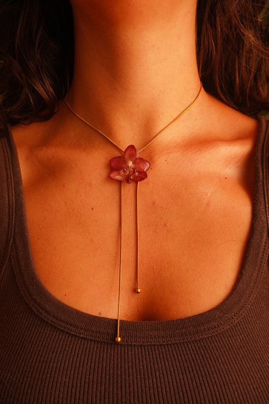Orchid Necklace