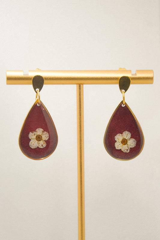 Myosotis drop earrings