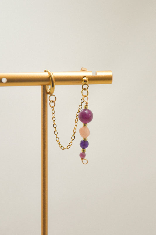 Crystal double earring