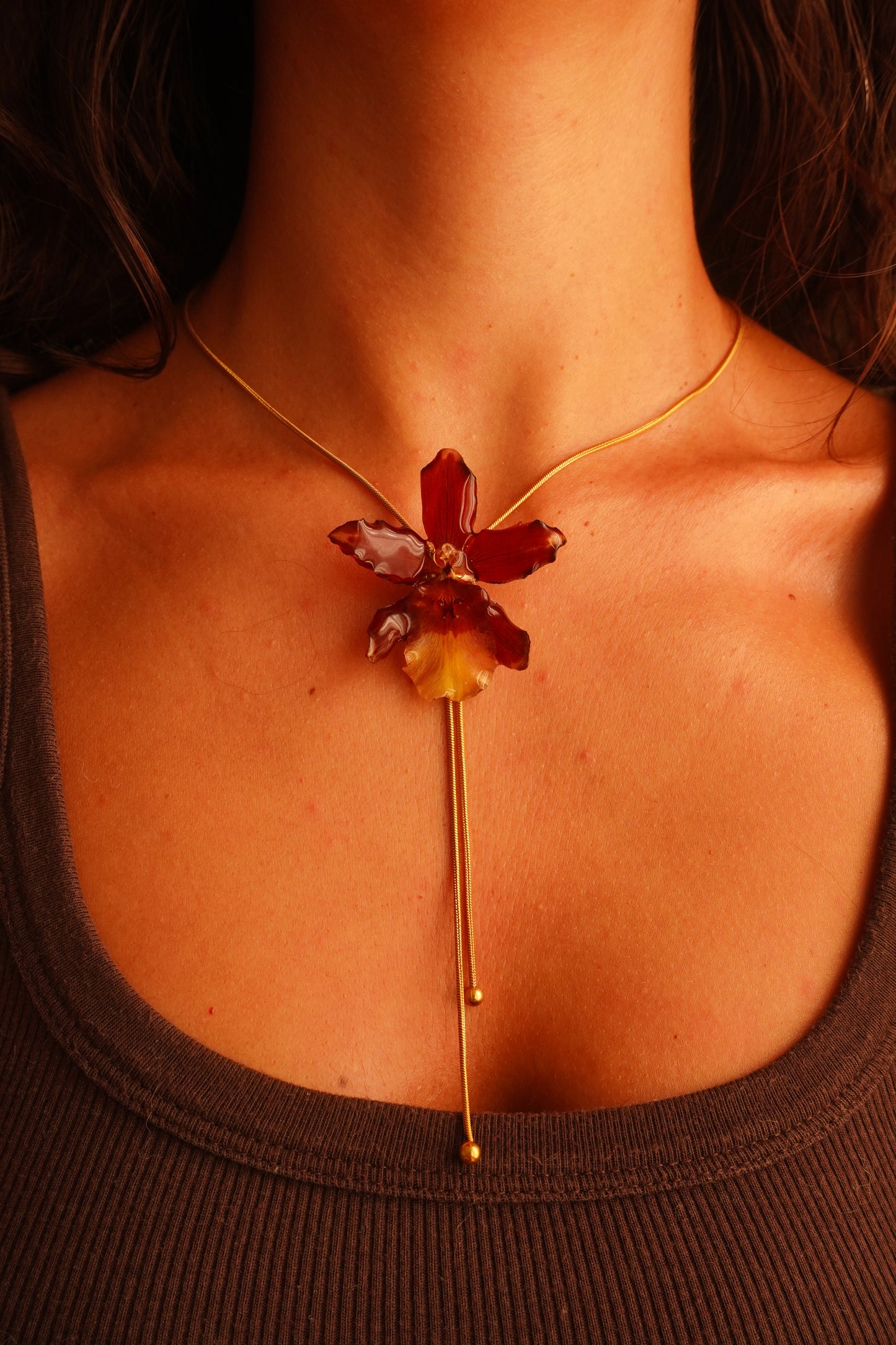 Orchid Necklace