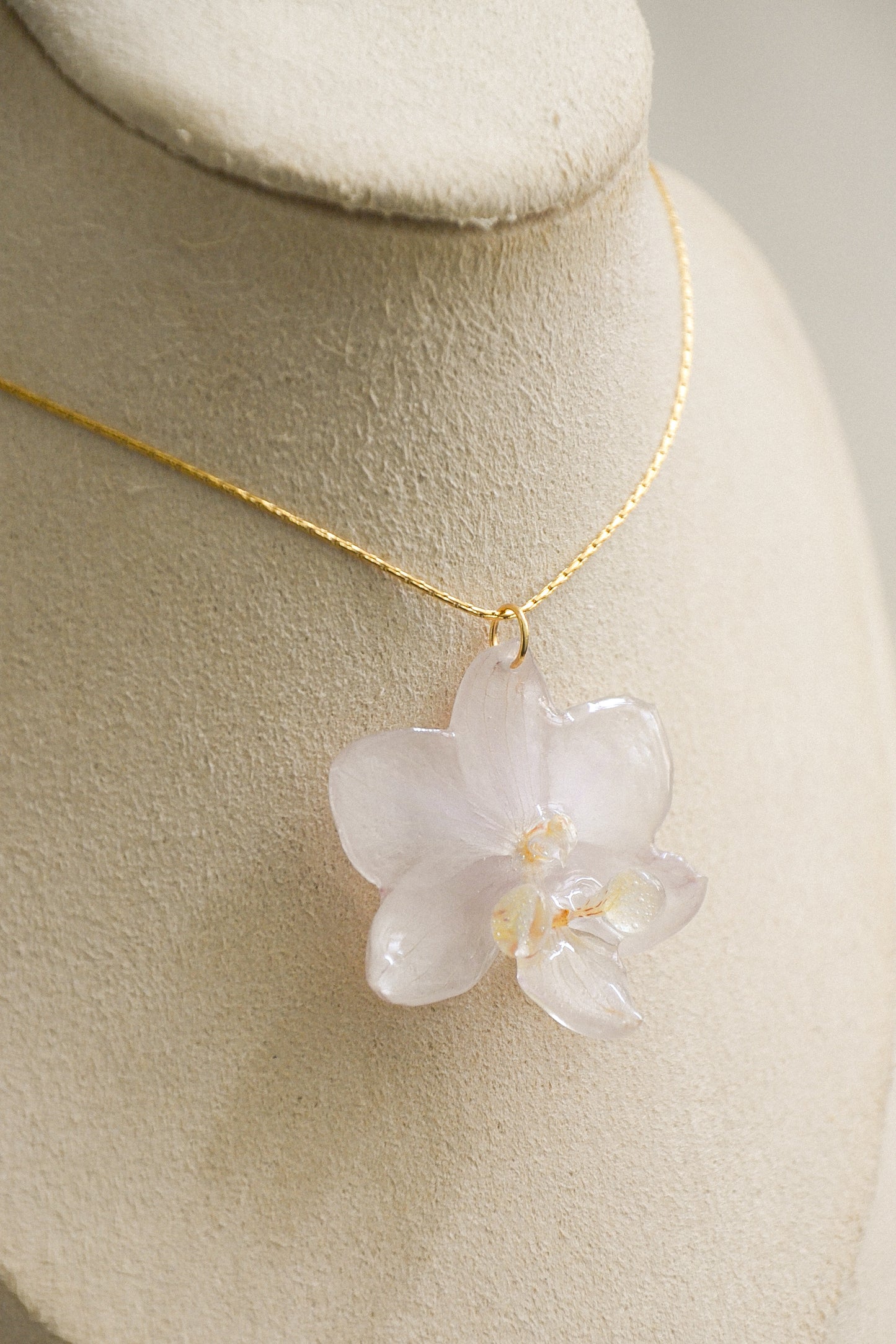 Orchid necklace