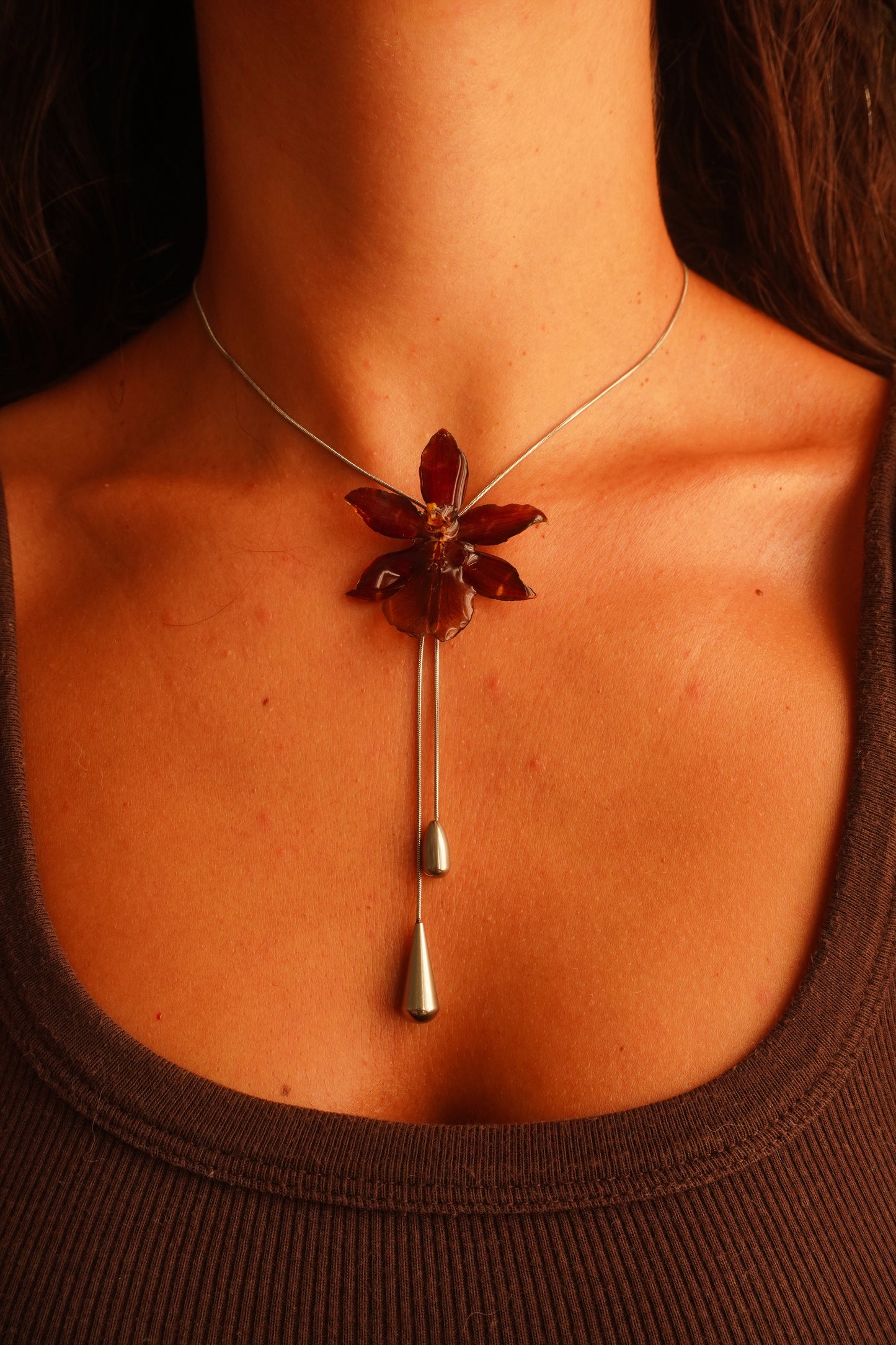 Orchid Necklace