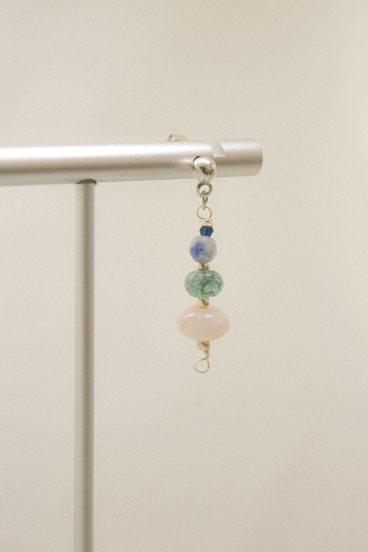 Crystal single earring