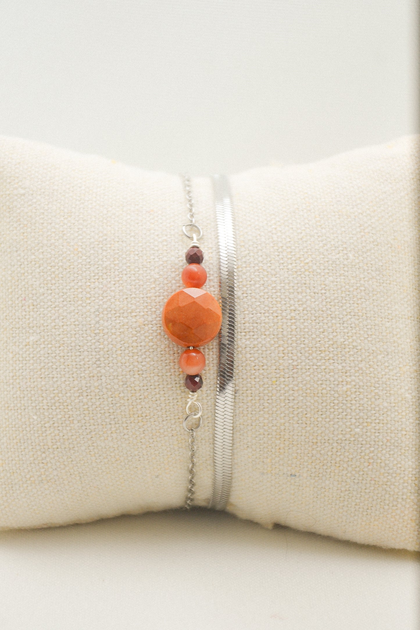 Crystal double bracelet